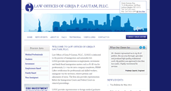 Desktop Screenshot of gautamlaw.com